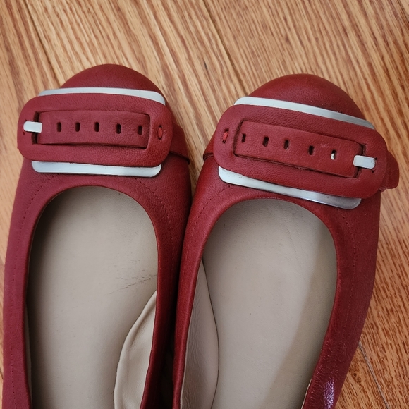 Franco sarto leather ballerina flats, US 5.5, lightly worn - Picture 7 of 8